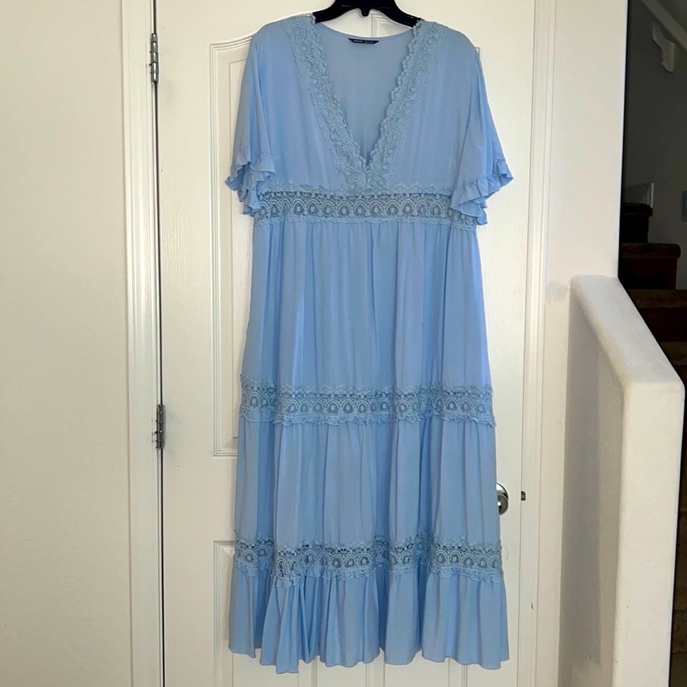 Shein maternity blu dress XL